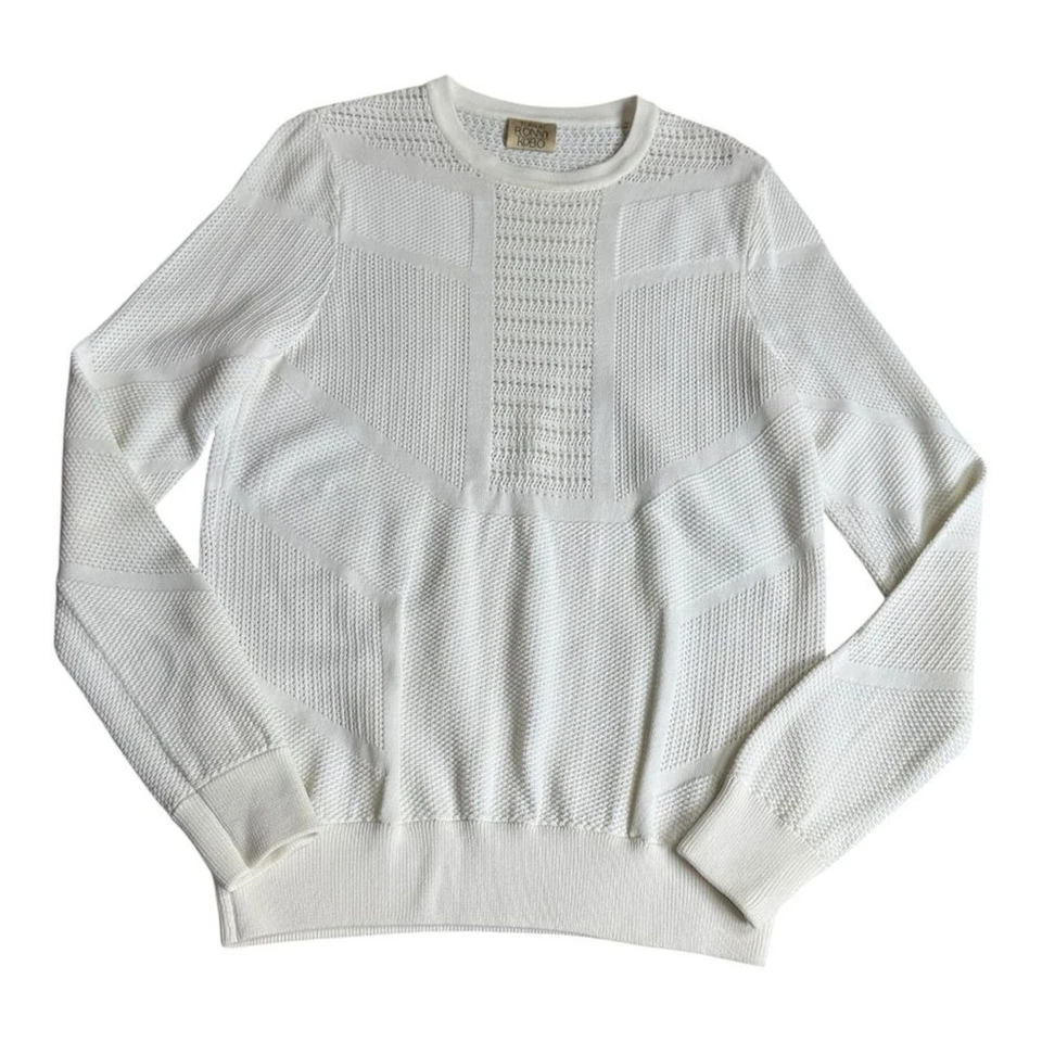 Suéter Perforado Torn by Ronny Kobo Faige Pointelle Talla S Foto 2 de 4