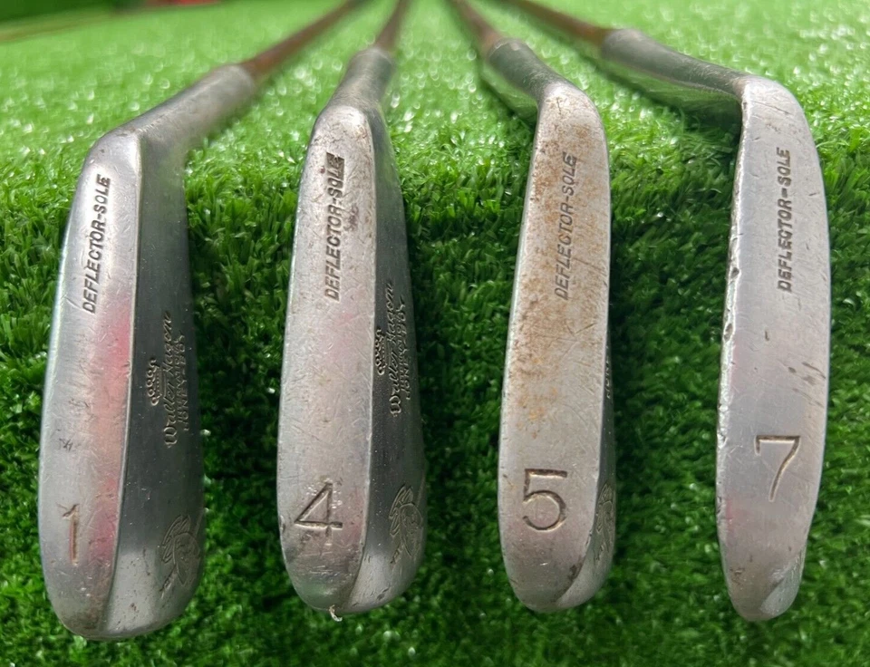 Juego de Hierro Walter Hagen Honey-Boy Biflector Back 205 Todo Original Nogal Foto 3 de 4