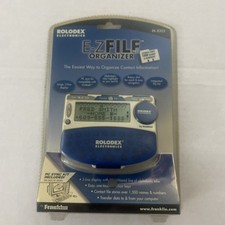 Rolodex Electronics Franklin E-Z File Pro Contacts Organizer RK-8203 New In Box