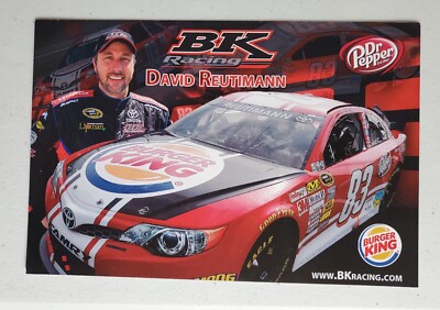 2013 DAVID REUTIMANN SPRINT CUP BK DR PEPPER NASCAR DRIVER HERO