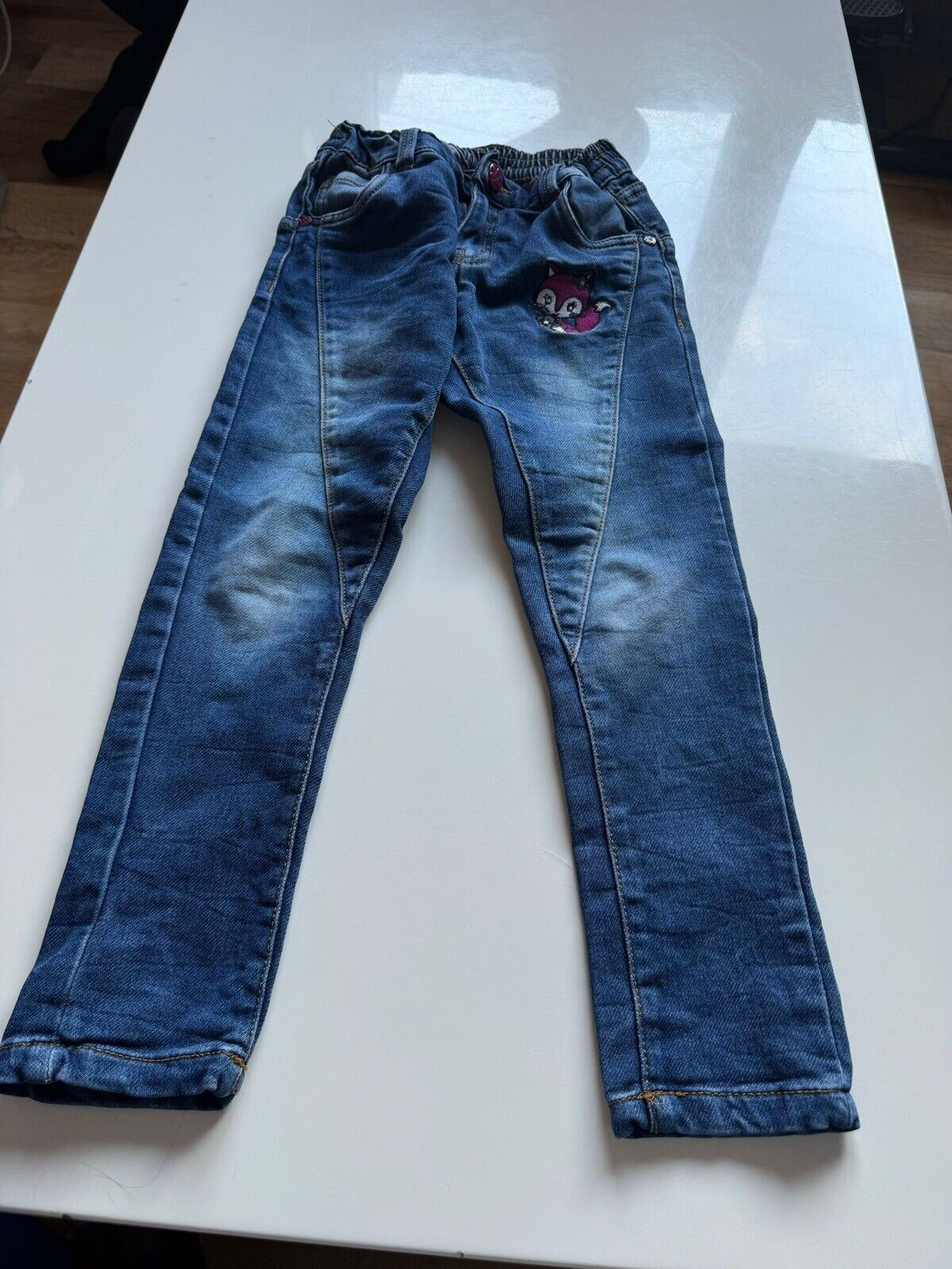 Kiki & Koko Mädchen Jeans Gr. 116 blau eBay
