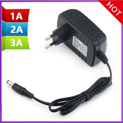 DC 12V Trafo Netzteil Netzadapter Driver 1A/2A/3A für LED SMD RGB Strip Streifen