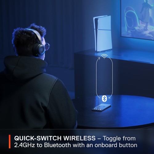 SteelSeries Arctis Nova 5P Wireless Multi-System Gaming Headset — Neodymium M... - Picture 4 of 9