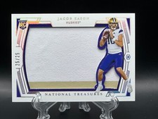 Jacob Eason 2020 National Treasures Collegiate Rookie Silhouettes /25 RC #16