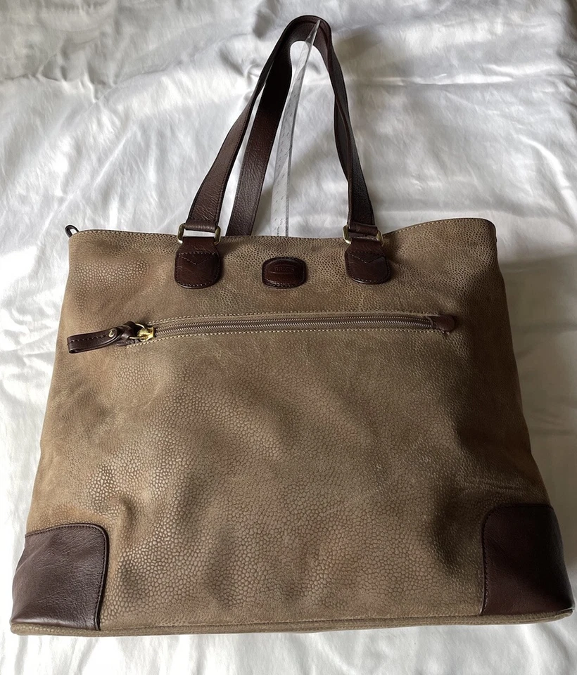 Bolso de Mano Bric's Milano Cuero Guijarro Hecho en Italia Foto 4 de 4