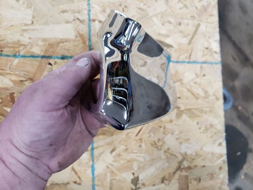 Rechromed 1967 1970 Eldorado Rear Bumper Ends Cadillac 1968 1969 Chrome Trim - Picture 7 of 16