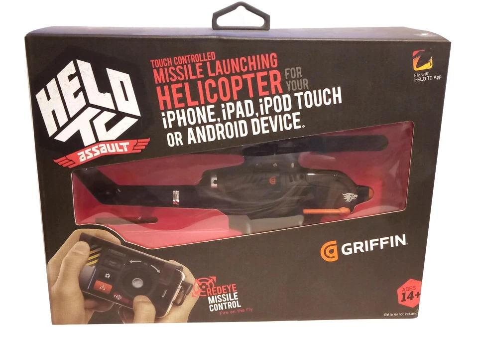 Griffin Helo TC Assault Touch Controlled Missile Launching Helicopter iPhone NEW - Image 2 of 4