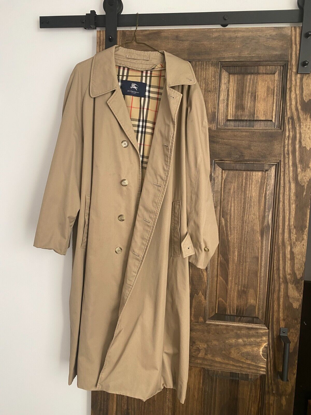 Absorberend betaling hoop 80s Vintage Burberry Tan Trench Coat. Womans 50 R. Pre-owned | eBay