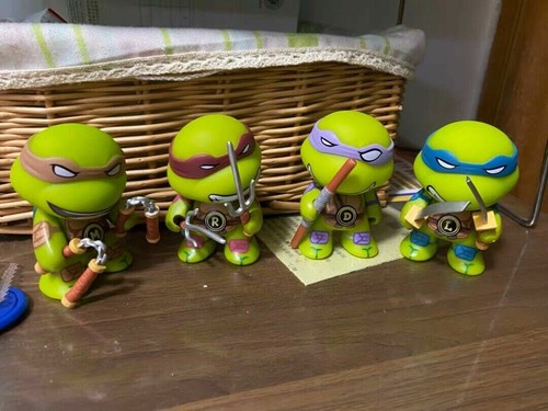 4 Pcs Teenage Mutant Ninja Turtles Mini 