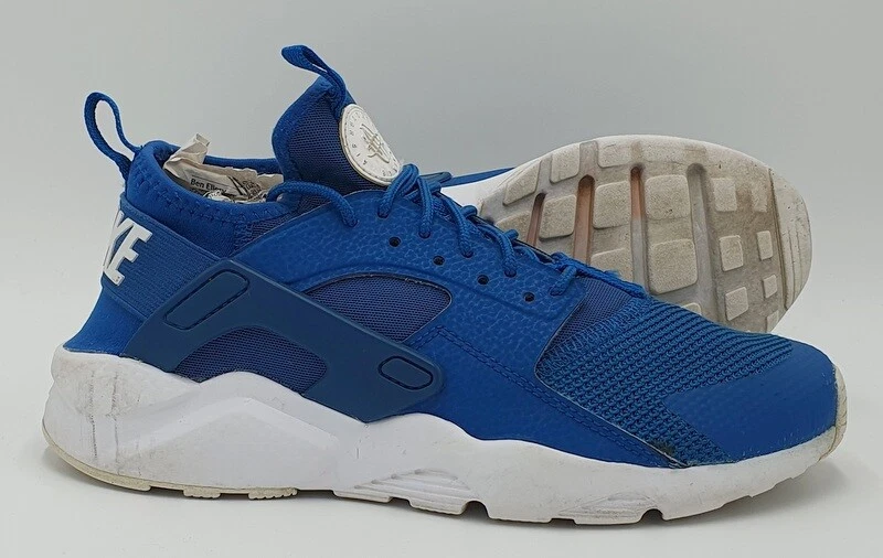 Nike Air Huarache Low Textile Trainers 847569 404 Gym Blue White