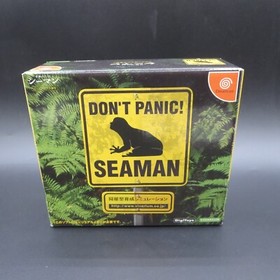 Seaman Kindan no Pet Dreamcast with Microphone Adapter & Mic HKT-7200 Japanese