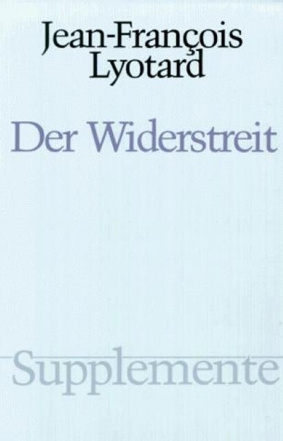 Thumbnail - Der Widerstreit Jean-francois Lyotard