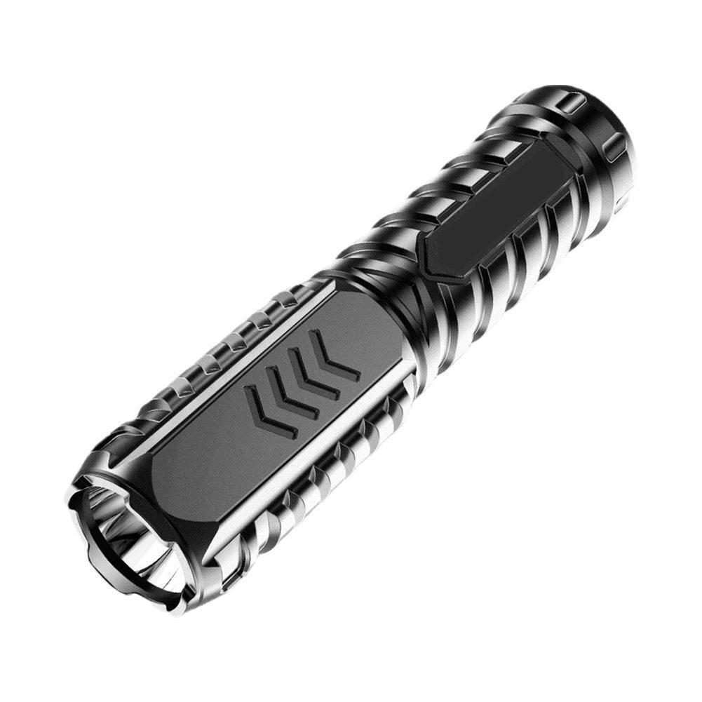 Mini LED Flashlight with Charging Cable and Strong Portable Light GXM