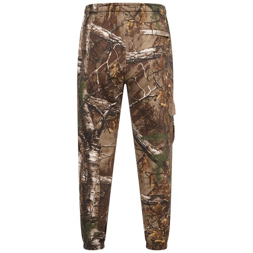 Juego de parte inferior con capucha marrón camuflado grueso cálido camuflaje para hombre - Imagen 18 de 18