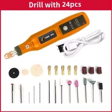 USB Rechargeable Engraving Pen Cordless Electric Mini Rotary Tool Drill Polish
