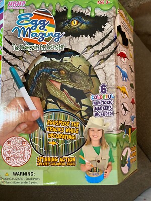 Hey Buddy Hey Pal The DinoMazing Egg Decorator with Non Toxic Markers 