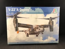Italeri V-22 A Osprey Tiltrotor Aircraft 1:72 Scale Plastic Model Kit 1463 NISB