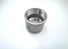 STAINLESS STEEL COUPLING 1/2" NPT FEMALE PIPE FITTING