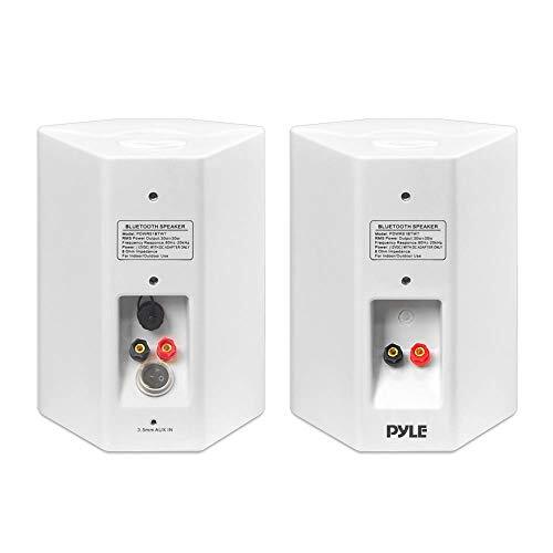 Pyle 6.5&rdquo; Wall Mount Waterproof Bluetooth Speaker - Indoor/Outdoor(2 pack)