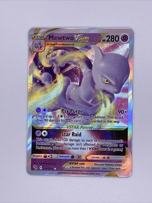 mewtwo vstar pokemon go card Mewtwo VSTAR Pokemon GO #031/078 Ultra Rare Ultra Rare Pokemon Card T2-779