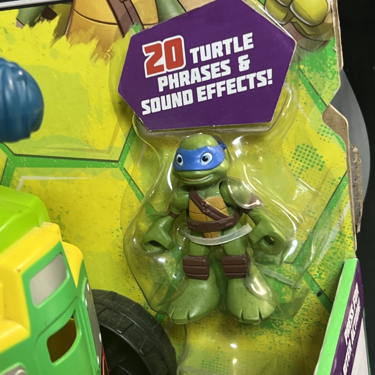 2014 TMNT Half Shell Heroes SHELLRAISER w/ Driver Leonardo Figure