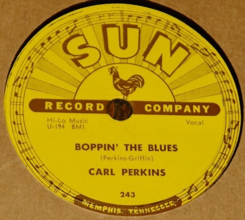 CARL PERKINS ~ BOPPIN' THE BLUES s/w ALLE MAMAS KINDER ~ USA SONNE 78 U/min EX+ - Bild 2 von 4