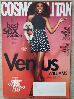Venus Williams, Kendrick Sampson, Allison Ponthier Cosmopolitan Mag Oct 2021