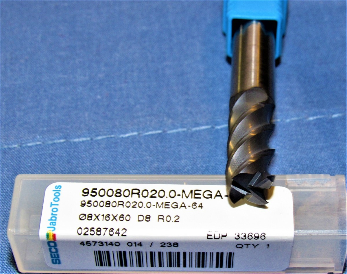 Brand new SECO Metric End mills 8 mm (.315