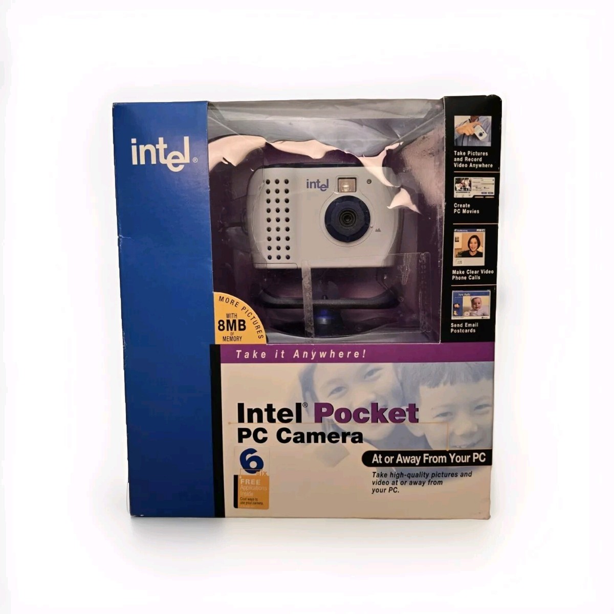 「未開封」　Intel Pocket PC Camera Vintage Intel Pocket PC Digital Camera CS630 Webcam New W
