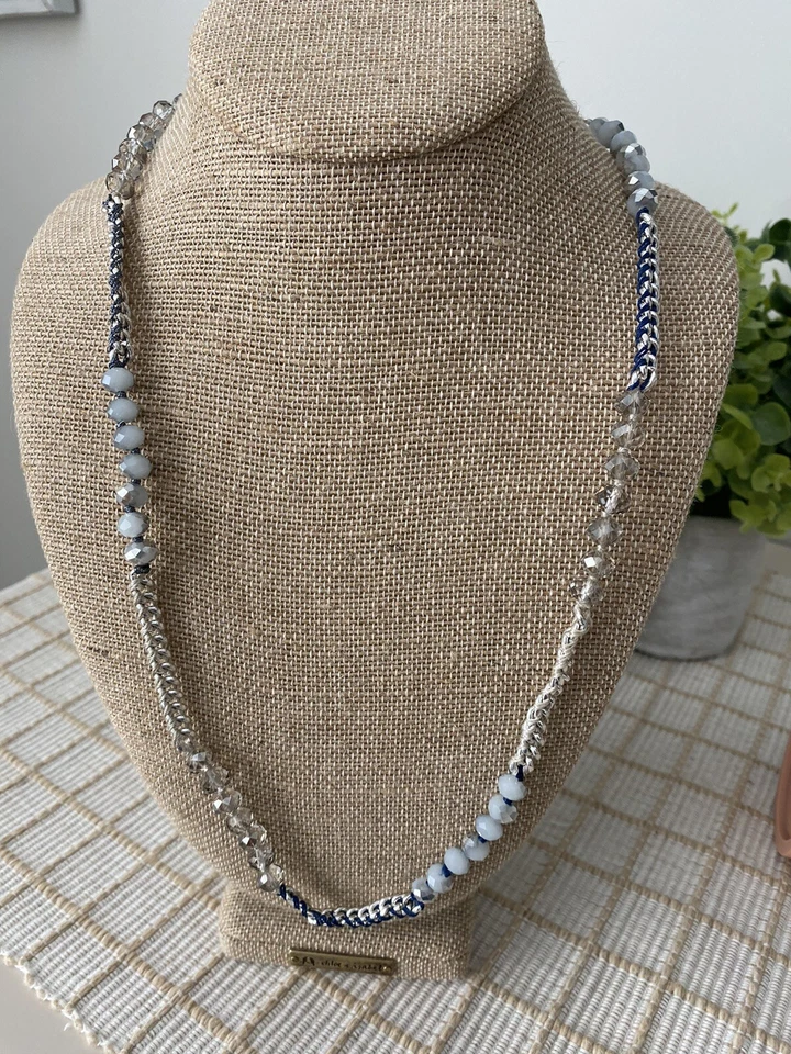 Pulsera Chloe & Isabel Cuentas Y Dije Multienvoltura B079N Plata/Marino ¡Nueva! Foto 4 de 4