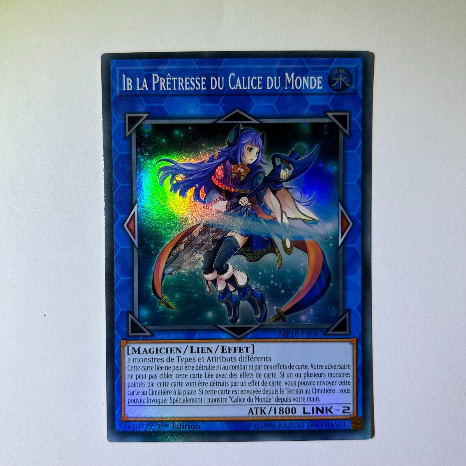 Yu-Gi-Oh Super Rare Ib Priestess of the Chalice MP18-FR067