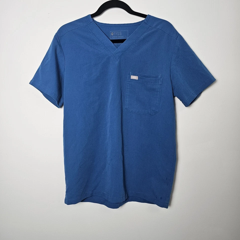 Conjunto Médico Figs Para Hombres Azul Real S León Top Y S Pantalones Cairo Enfermera Médica Médica Médica Foto 2 de 4