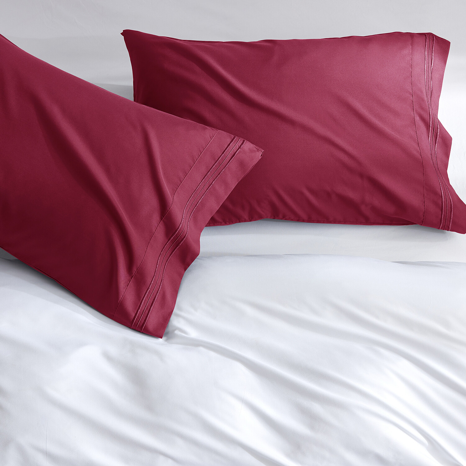 1800 Pillow Case Set by Nymbus, Standard or King Pillowcase Set of 2 Pillowcases - Picture 65 of 302