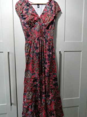 Bnwot Red 14 Long Dress