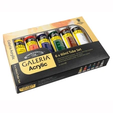 Galeria Acrylic 6 Tube 60Ml Intro Set