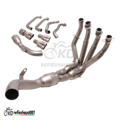 Full System Exhaust Header Link Pipe For Kawasaki Z1000SX Ninja 1000SX 2020-2025
