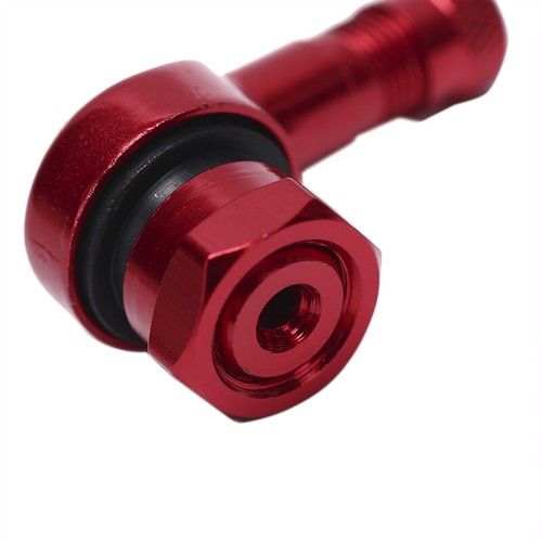 2x CNC Motorcycle 90 Degree Angle Wheel Tire Tubeless Valve Stem Aluminum ReH_hg - Picture 4 of 4