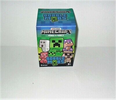 Minecraft Bobble Mobs Series 1 Bobble Head Hanger Blind Boxes Sealed Lot of 3