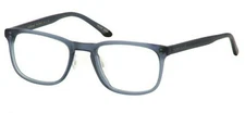 Perry Ellis Mens Eyeglasses Square Plastic Frame 388-3 Matte Gray 51-20-145