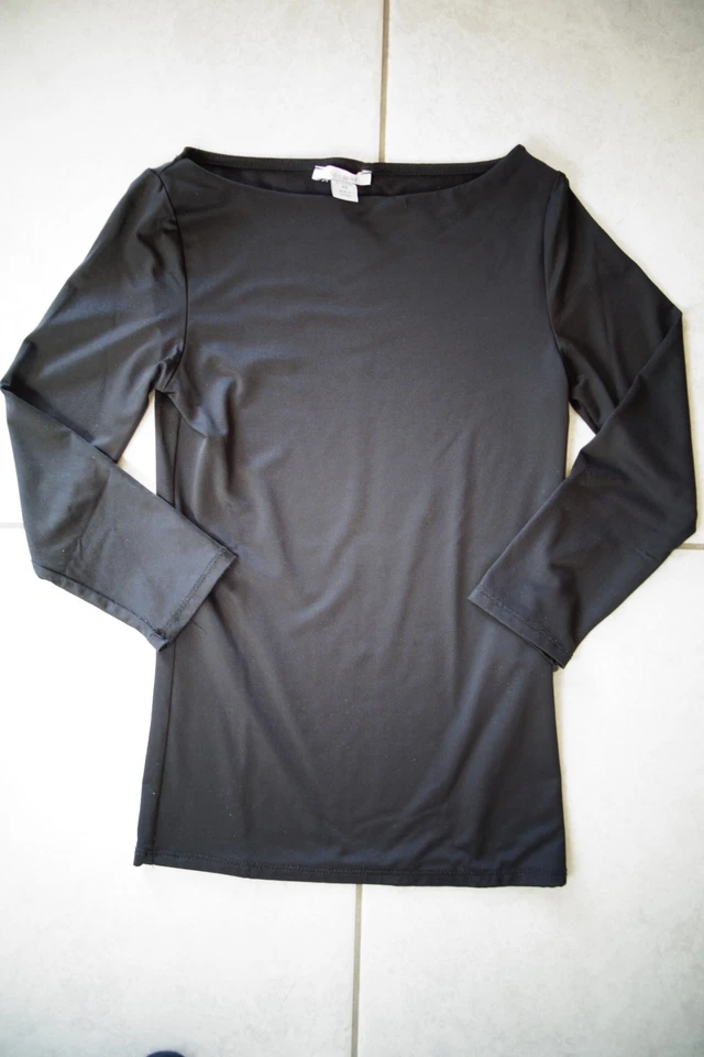 schwarzes langarm T-Shirt in Größe XS von New Yorker - Bild 1 von 1