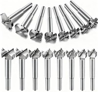 Forstnerbohrer Set 16Tlg Hartmetall LäNge 80Mm Ø15