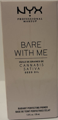 NYX Bare With Me Radiant Perfecting Primer Hydrating Liquid Clear 1.0 fl oz