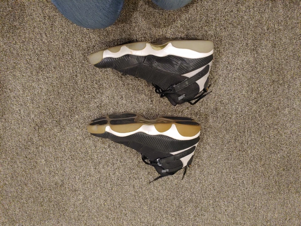 Nike Jordan 6 кольца из углеродного волокна 322992-004 черный/серый - мужской 13 - Изображение 2 из 4