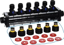 Viega Manabloc 1/2 in. x 6-Port Press MiniBloc Polymer Zoning Manifold (Read)