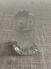 Waterford Crystal Owl Figurine Barn Owl Paperweight Vintage
