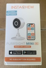 Cámara Instachew HD 3 MP, Purrsight Mini 5G, cámara inteligente para mascotas