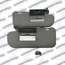 2004-2008 Mazda3 Mazda 3 Sedan Left Right Sunvisor Sun Visor Pair Set Gray Oem