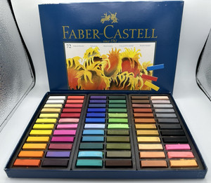 72 Faber-Castell Soft Pastels Assorted Colours Creative Studio Mini Crayons
