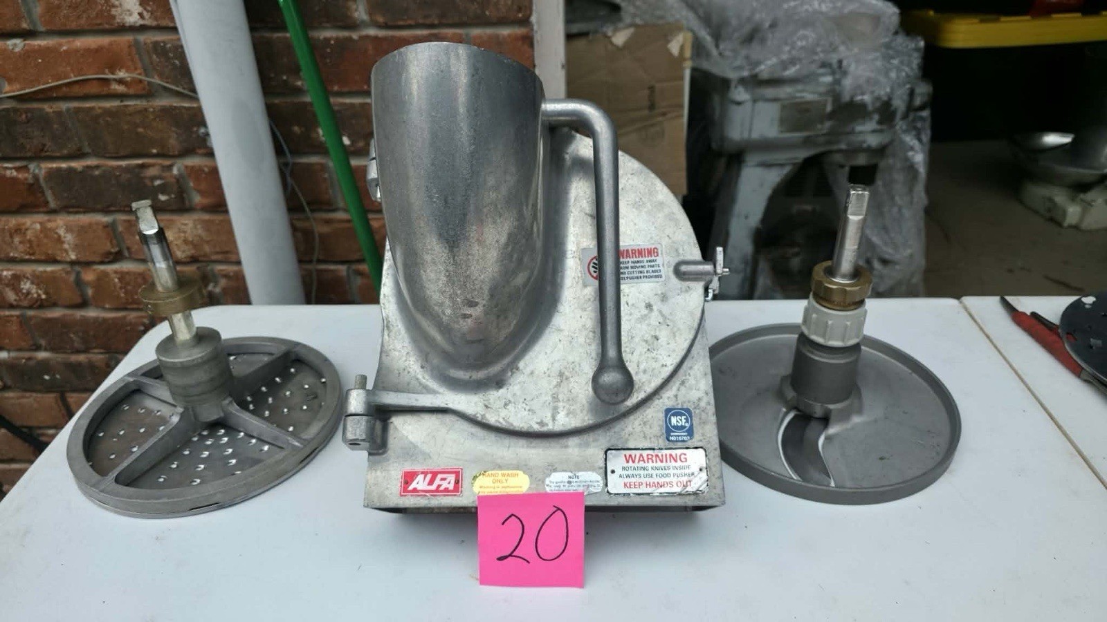 Hobart Pelican Head Mixer Attachment Shredder Grater #20