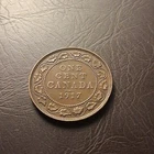 1917 Canada Large Cent (Gd6) King George V Canadian Penny Copper Coin Cent